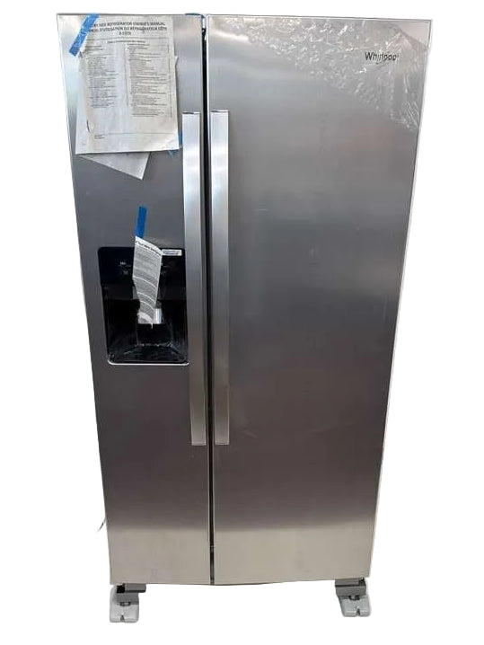 Whirlpool 33" Side-by-Side Refrigerator 21 cu. ft Stainless Steel WRS321SDHZ - Assessment Photo 11