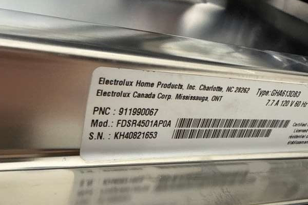 Frigidaire 24" Built-In Top Control 49 dBA Dishwasher Panel Ready FDSR4501AP - Assessment Photo 11