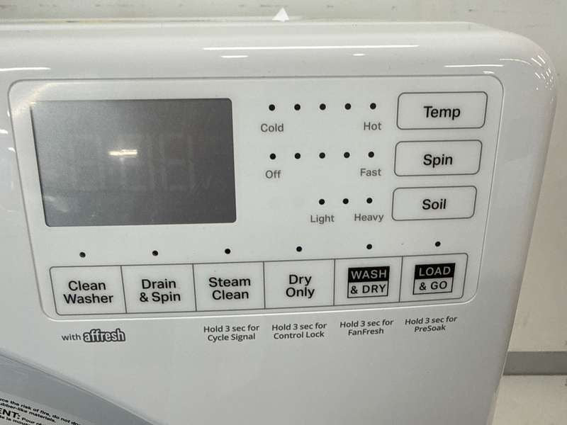 Whirlpool All In One Washer Dryer 4.5 Cu. Ft Steam WFC682CLW - Assessment Photo 11