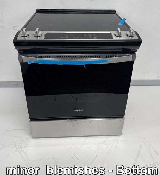 Whirlpool 30" Slide-In Electric Range 4.8 cu. ft Stainless Steel WEE515S0LS - Assessment Photo 11