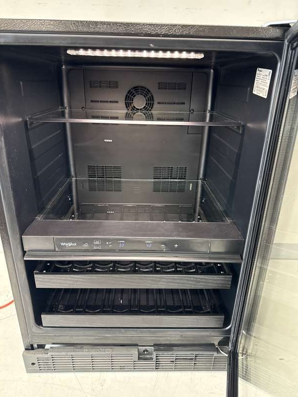 Whirlpool 24" Undercounter Beverage Center Refrigerator Stainless WUB35X24HZ - Assessment Photo 11