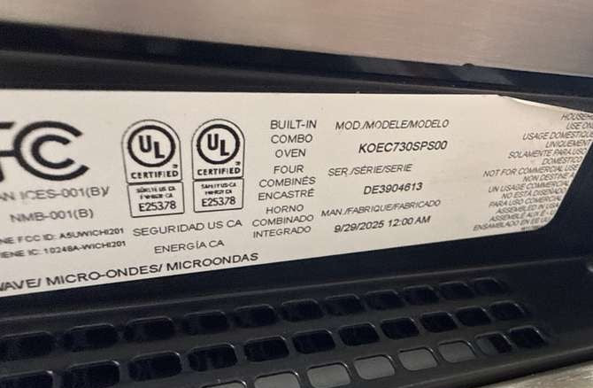 KitchenAid 30" Smart Built-In Convection Microwave Wall Oven KOEC730SPS - Assessment Photo 12