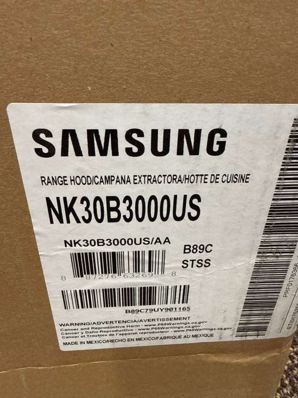 Samsung 30" Range Hood Stainless Steel NK30B3000US/AA - Assessment Photo 12