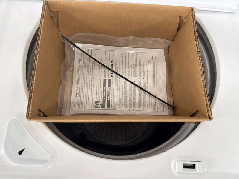 Amana Top Load Washer 3.8 Cu. Ft NTW4519JW - Assessment Photo 12