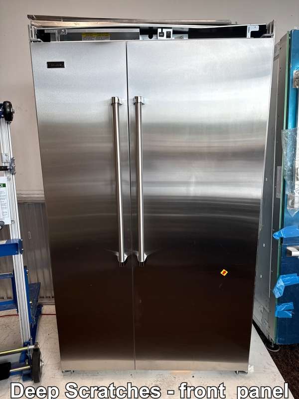Viking 48" Built-In Counter Depth Side-by-Side Refrigerator 29 Cu Ft VCSB5484SS - Assessment Photo 12