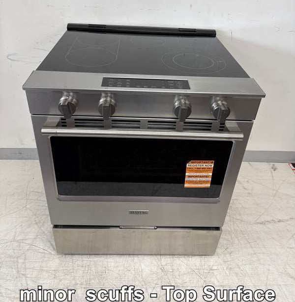 Maytag Slide-In Electric Range 5.3 Cu. Ft Grill Mode Stainless Steel MSES7030SZ - Assessment Photo 12