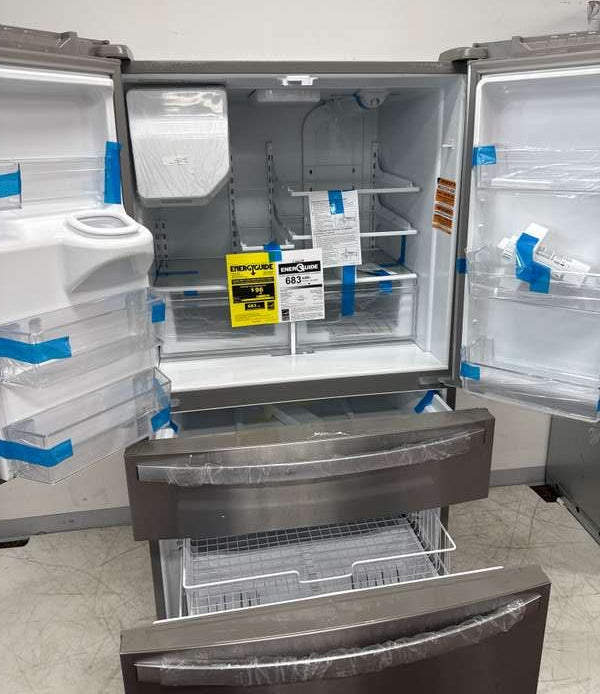 Whirlpool 36" French Door Refrigerator 25 cu. ft Stainless Steel WRMF3636RZ - Assessment Photo 12