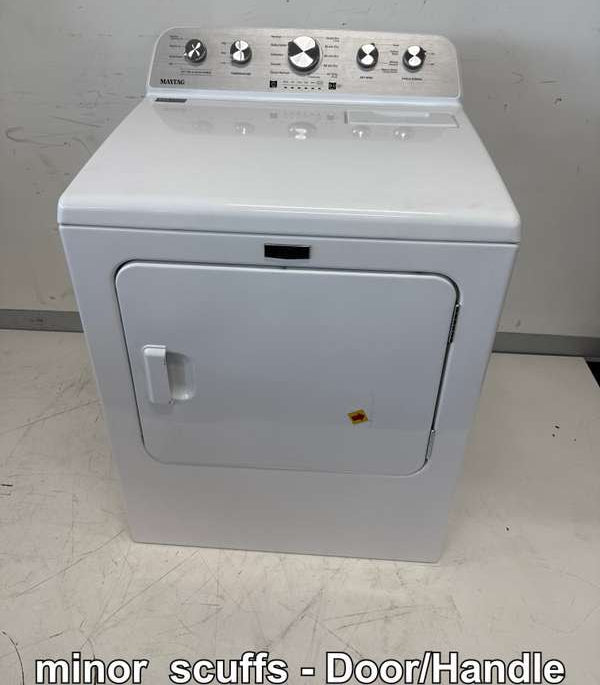 Maytag Electric Dryer w/ Extra Power & Pet Pro Option 7.0 Cu. Ft MED5605RW - Assessment Photo 12