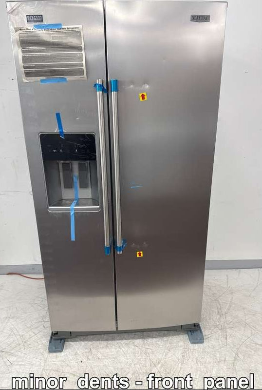 Maytag 36" Counter-Depth Side-by-Side Refrigerator 20.85 cu. ft MRSC6636RZ - Assessment Photo 12