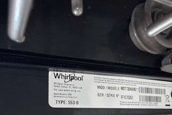 Whirlpool 24" 51 dBA Dishwasher w/ 3rd Rack Stainless Steel WDT730HAMZ - Assessment Photo 12