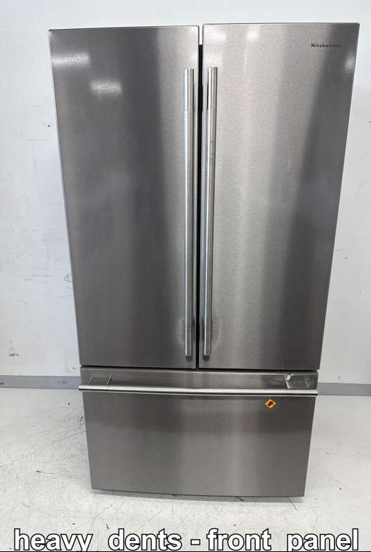 KitchenAid 36" French Door Counter-Depth Refrigerator 24 cu. ft KRFC236SPS - Assessment Photo 12