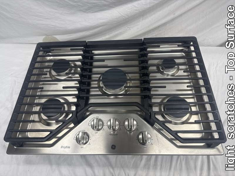 GE Profile 30" Built-In Gas Cooktop Stainless Steel PGP7030SLSS - Assessment Photo 12