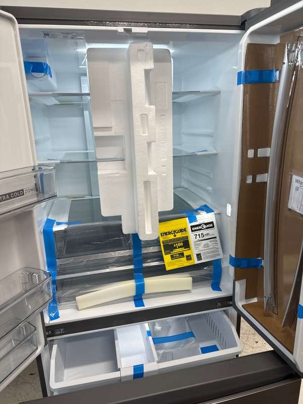Whirlpool 36" French Door Refrigerator Ice maker 30 cu. ft Stainless WRFF3536SZ - Assessment Photo 12