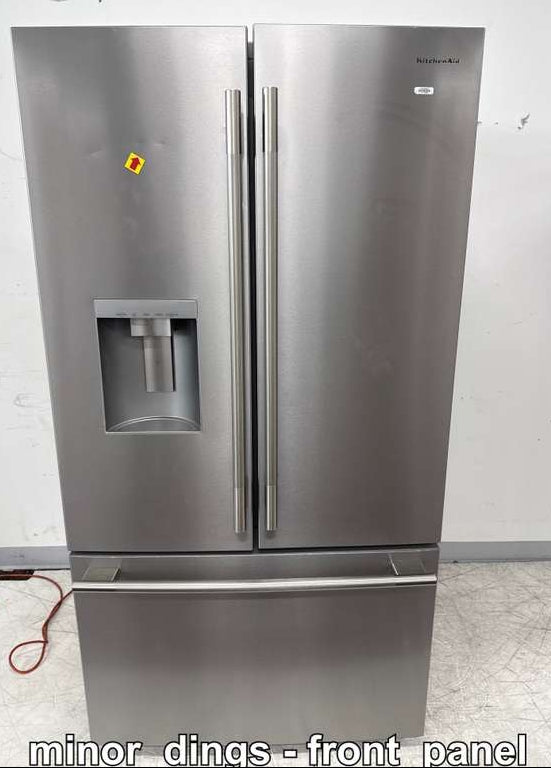KitchenAid 36" French Door Refrigerator 30 cu. ft Stainless Steel KRFF436SPS - Assessment Photo 12