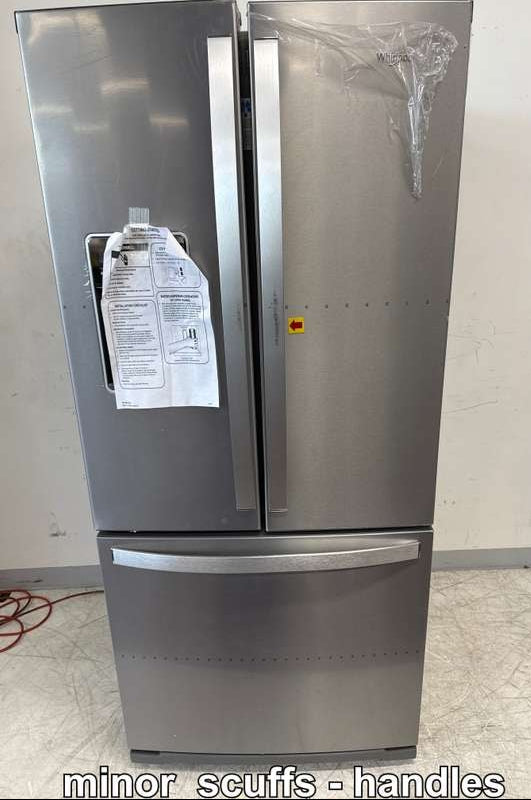 Whirlpool 30" French Door Refrigerator 20 Cu.ft Stainless Steel WRF560SEHZ - Assessment Photo 13