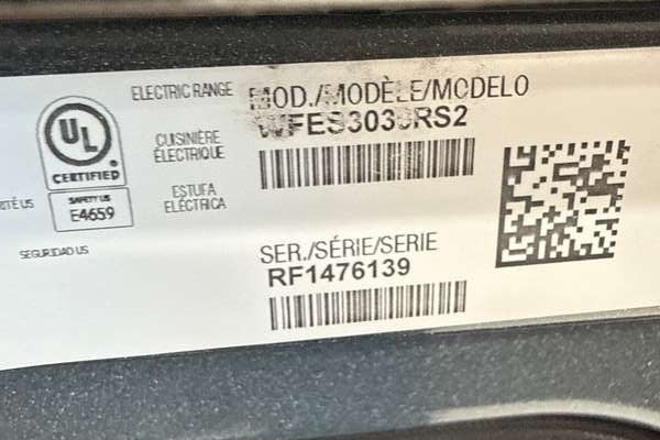 Whirlpool 30" Electric Range Stainless Steel WFES3030RS - Assessment Photo 13