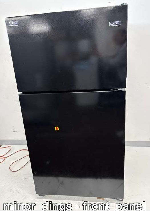 Maytag 33" Top Freezer Refrigerator 20.5 cu. ft Black MRT311FFFE - Assessment Photo 13