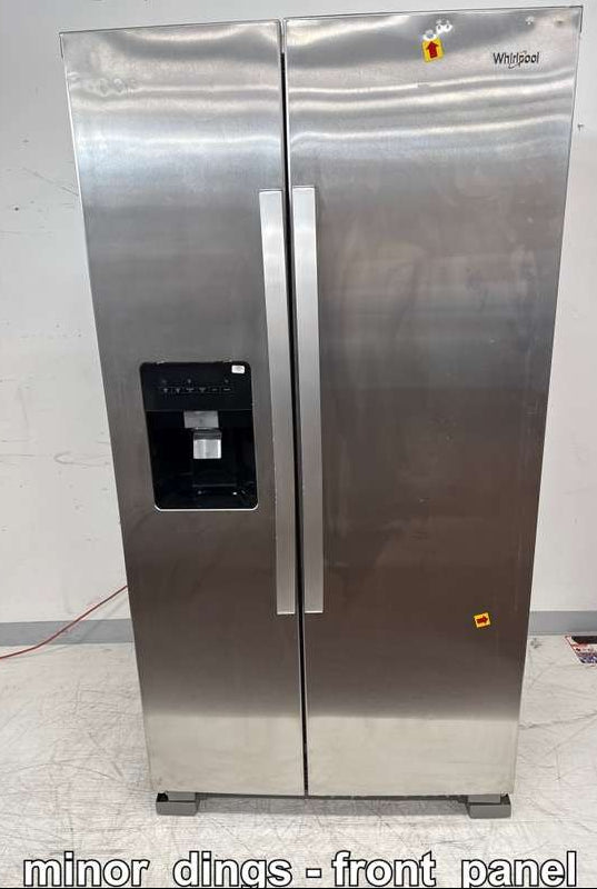 Whirlpool 36" Side-by-Side Refrigerator 24 cu. ft Stainless Steel WRS315SDHM - Assessment Photo 13