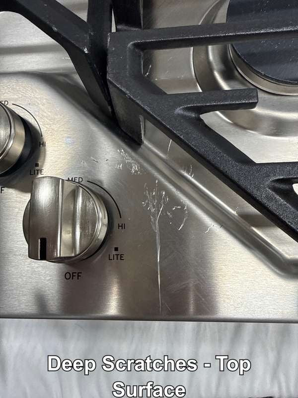 GE Profile 30" Built-In Gas Cooktop Stainless Steel PGP7030SLSS - Assessment Photo 13