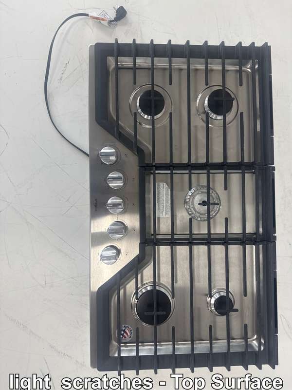 Whirlpool 36" Gas Cooktop Stainless Steel WCG97US6HS - Assessment Photo 13