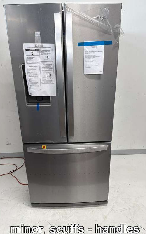 Whirlpool 30" French Door Refrigerator 20 Cu.ft Stainless Steel WRF560SEHZ - Assessment Photo 14