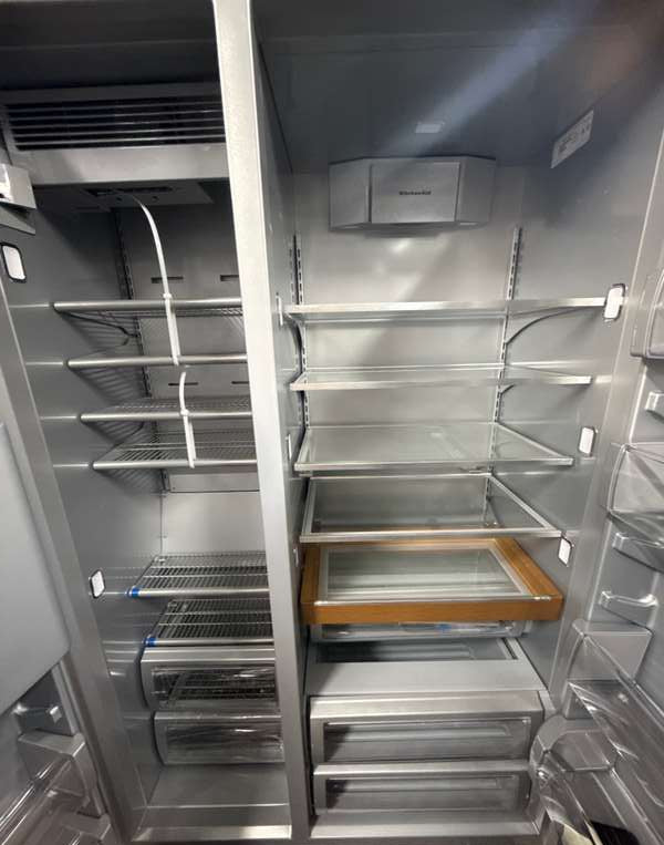 KitchenAid 29.4 Cu. Ft 48" Side-by-Side Built-In Refrigerator KBSD708MPS - Assessment Photo 15