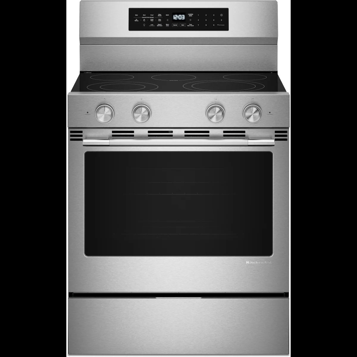 KitchenAid Electric Range 5.3 cu. ft Convection Stainless Steel KFES530SPS - Assessment Photo 1
