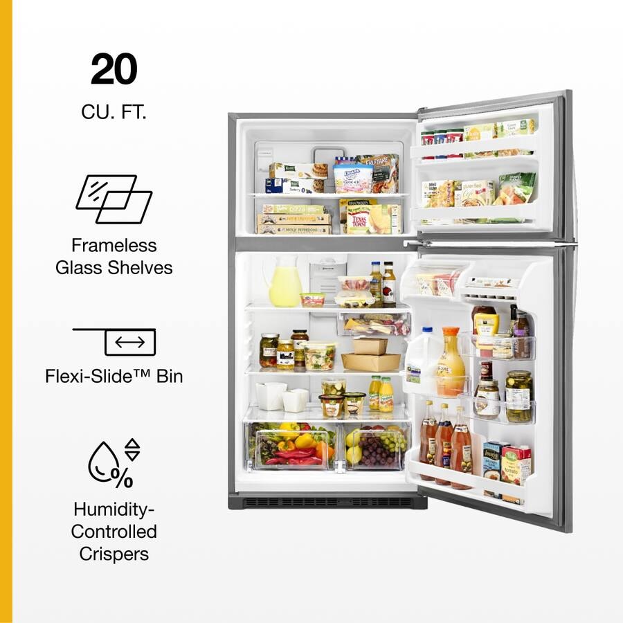 Whirlpool 21" Top Freezer Refrigerator 21 cu. ft WRT311FZDM - Assessment Photo 2