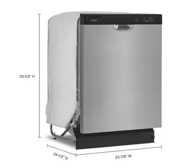 Whirlpool 24" Built-In Dishwasher Stainless Steel WDF332PAMS - Assessment Photo 2