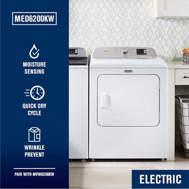 Maytag Electric Dryer 7.0 cu. ft MED6200KW - Assessment Photo 2