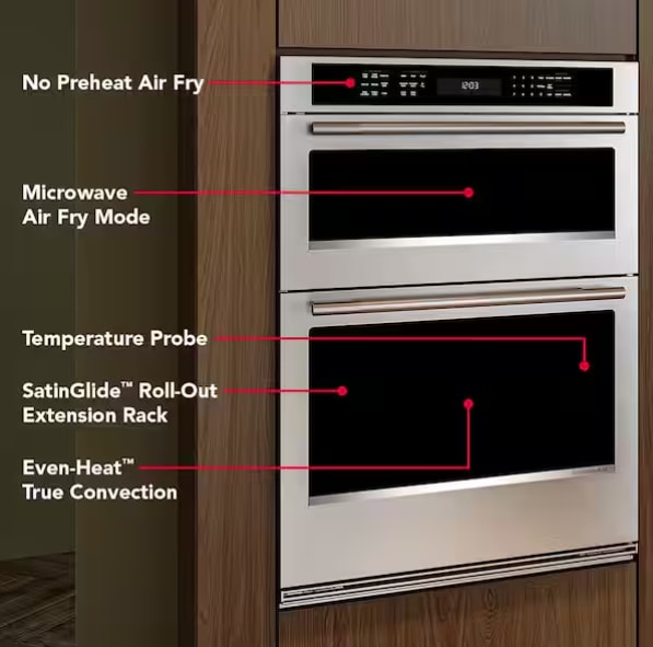 KitchenAid Electric Convection Wall Oven & Microwave Combo Stainless KOEC530PSS - Assessment Photo 2