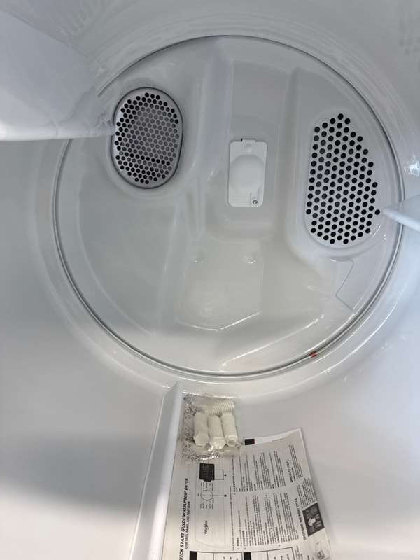 Whirlpool Electric Dryer 7 cu. ft Vented White WED4105SW - Assessment Photo 2