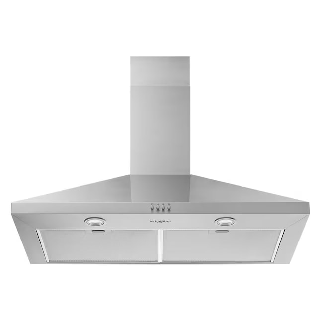 Whirlpool 36" Convertible 400 CFM Wall-Mounted Range Hood Stainless WVW53UC6LS - Assessment Photo 2