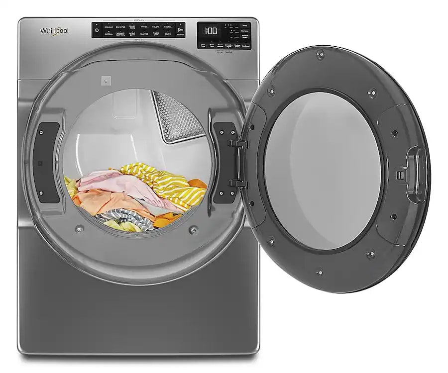 Whirlpool Stackable Electric Dryer 7.4 cu. ft Smart Chrome Shadow WED6605MC - Assessment Photo 3