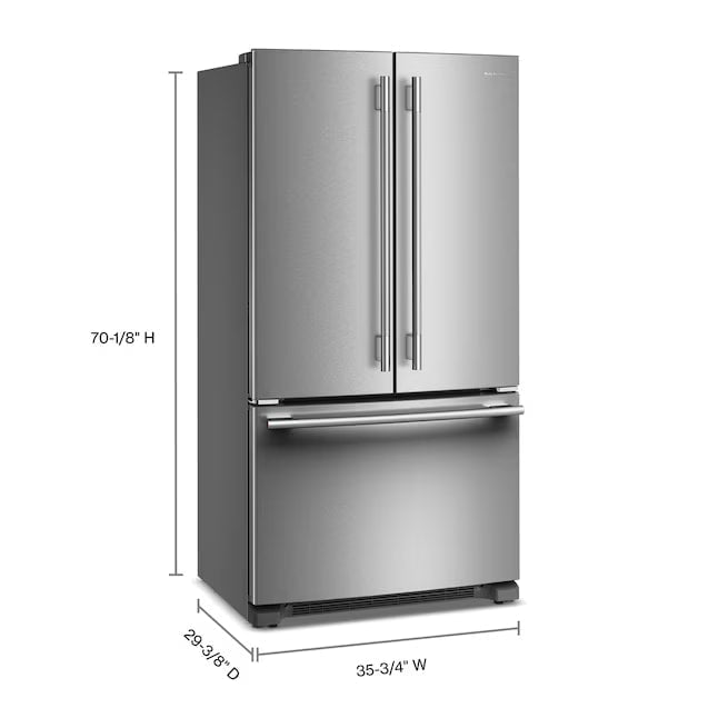 KitchenAid French Door Refrigerator Ice maker 20 Cu. Ft Stainless KRFC136SPS - Assessment Photo 3