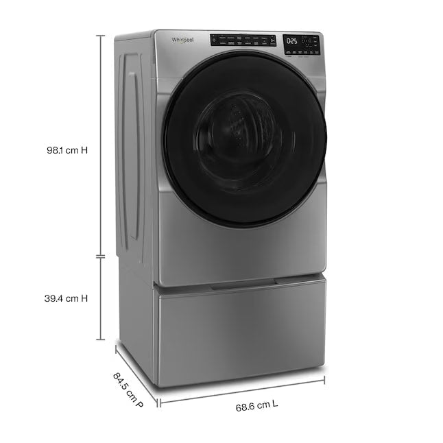 Whirlpool Stackable Front Load Washer 4.5 cu. ft Chrome Shadow WFW6605MC - Assessment Photo 3