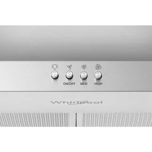 Whirlpool 36" Convertible 400 CFM Wall-Mounted Range Hood Stainless WVW53UC6LS - Assessment Photo 3