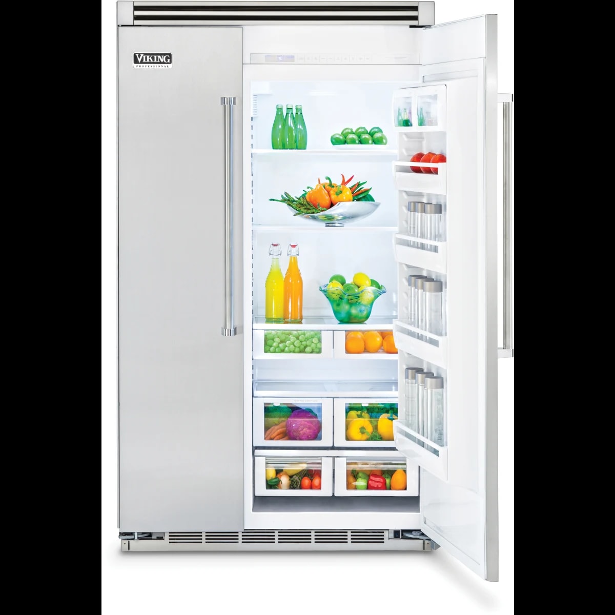 Viking 48" Built-In Counter Depth Side-by-Side Refrigerator 29 Cu Ft VCSB5484SS - Assessment Photo 3