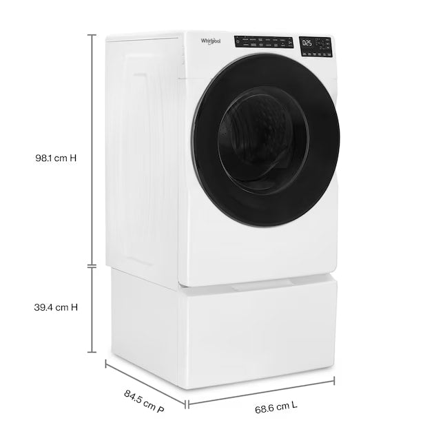 Whirlpool Stackable Front Load Washer 5 cu. ft Steam WFW6605MW - Assessment Photo 3