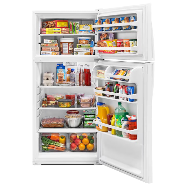 Whirlpool 28" Top Freezer Refrigerator 14.3 cu. ft White WRT314TFDW - Assessment Photo 3