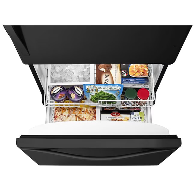 Whirlpool 30" Bottom Freezer Refrigerator 18.7 Cu. Ft. Black WRB329DMBB - Assessment Photo 3
