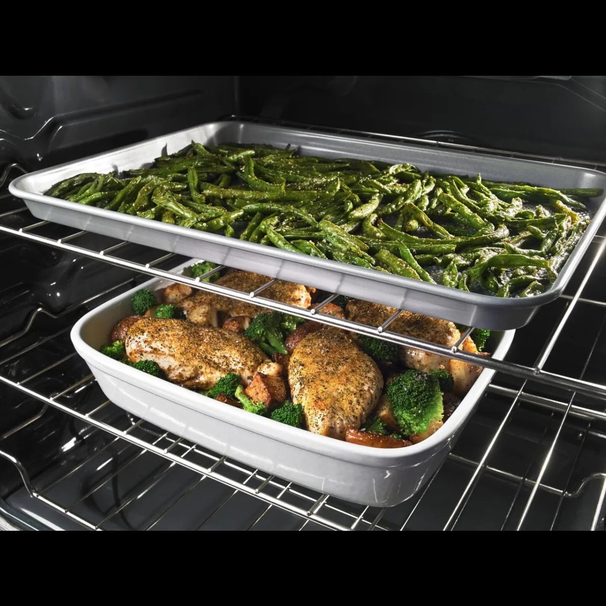 Whirlpool Electric Range 6.4 cu. ft Stainless Steel Convection WEE750H0HW - Assessment Photo 4