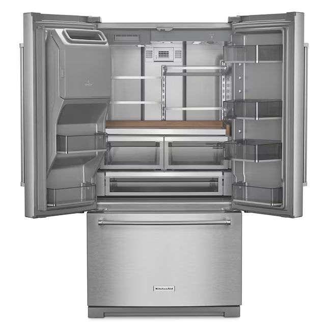 KitchenAid 27" French Door Refrigerator 27 Cu. Ft Stainless Steel KRFF577KPS - Assessment Photo 4
