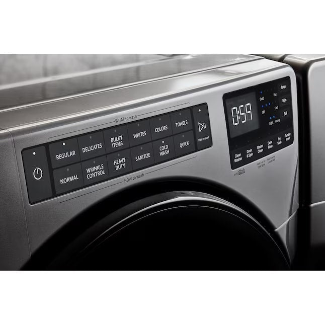 Whirlpool Stackable Front Load Washer 4.5 cu. ft Chrome Shadow WFW6605MC - Assessment Photo 4