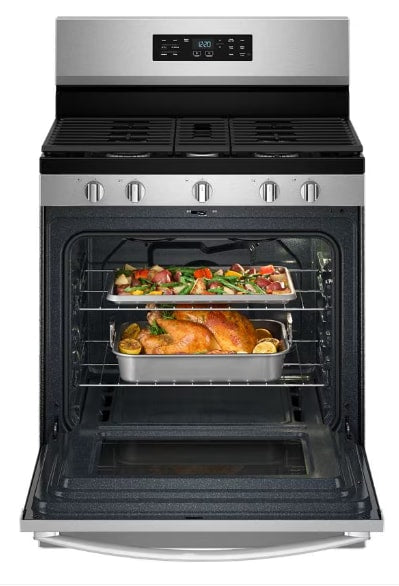 Whirlpool Freestanding Gas Range 5.8 cu. ft Convection Stainless WFGS4530SZ - Assessment Photo 4