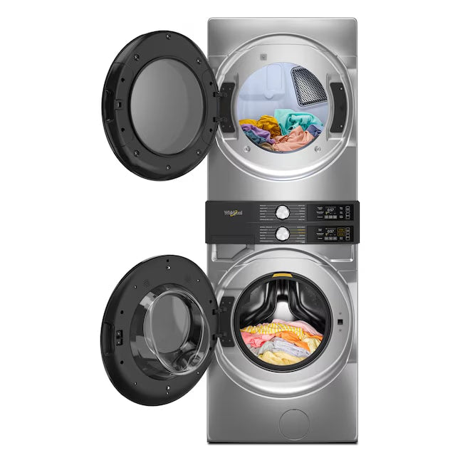 Whirlpool Electric 4.5 cu. ft Washer 7.4 Cu. Ft. Dryer Radiant Silver WEF5727TR - Assessment Photo 4