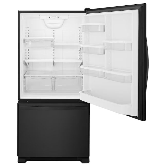 Whirlpool 30" Bottom Freezer Refrigerator 18.7 Cu. Ft. Black WRB329DMBB - Assessment Photo 5