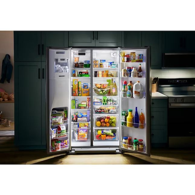 Whirlpool 36" Side-by-Side Refrigerator 25.2 cu. ft Stainless Steel WRSF5836RZ - Assessment Photo 5