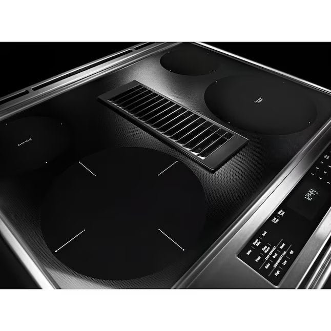 KitchenAid Slide-In Electric Downdraft Range 6.4 Cu. Ft Convection KSEG950ESS - Assessment Photo 5