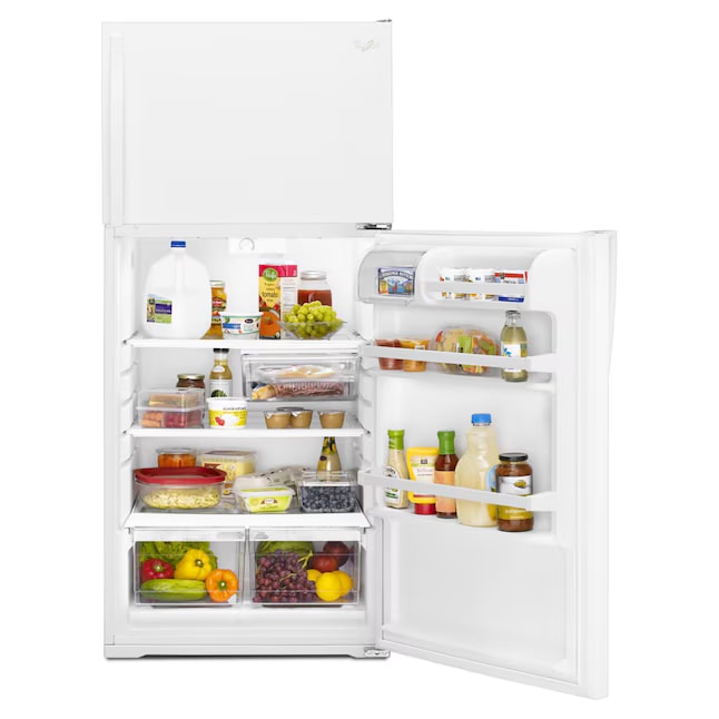 Whirlpool 28" Top Freezer Refrigerator 14.3 cu. ft White WRT314TFDW - Assessment Photo 5